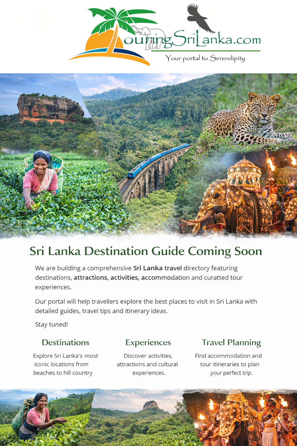 TouringSriLanka - Landing Page